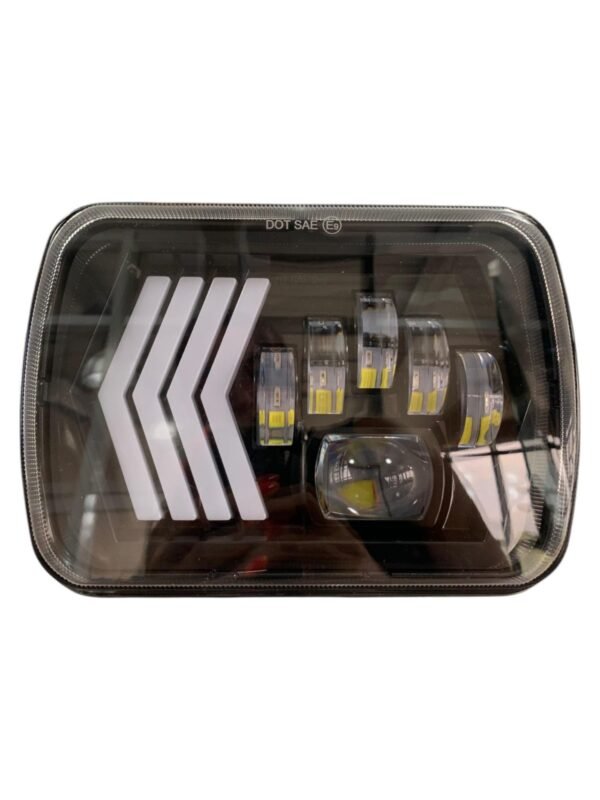 faro rectangular izquierdo 4flechas